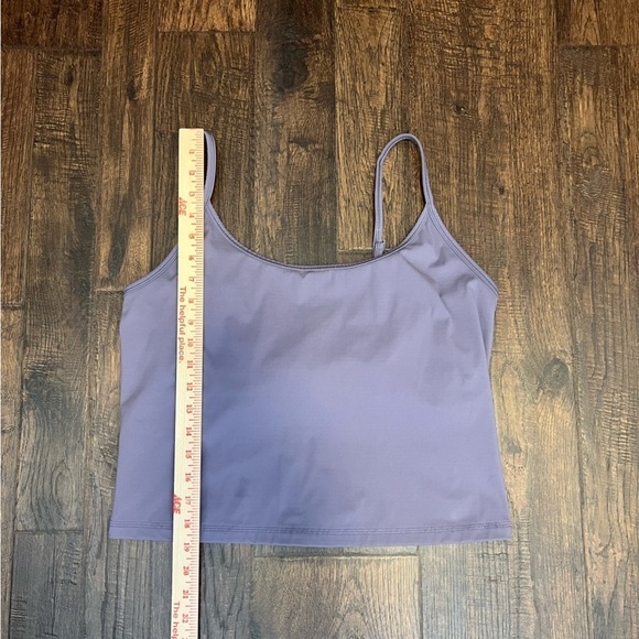 Everlane Purple The Preform Cami With Shelf Bra Crop Top Size Women’s XL - Picture 8 of 8